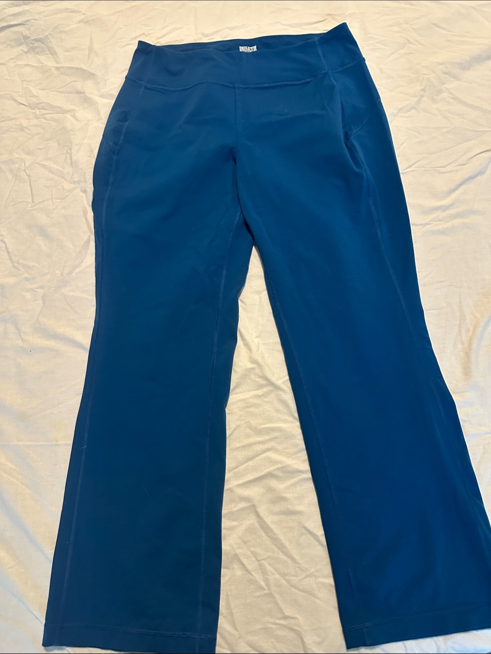 Duluth Trading Co. Women's blue Stretch Boot Cut Pants